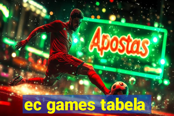 ec games tabela